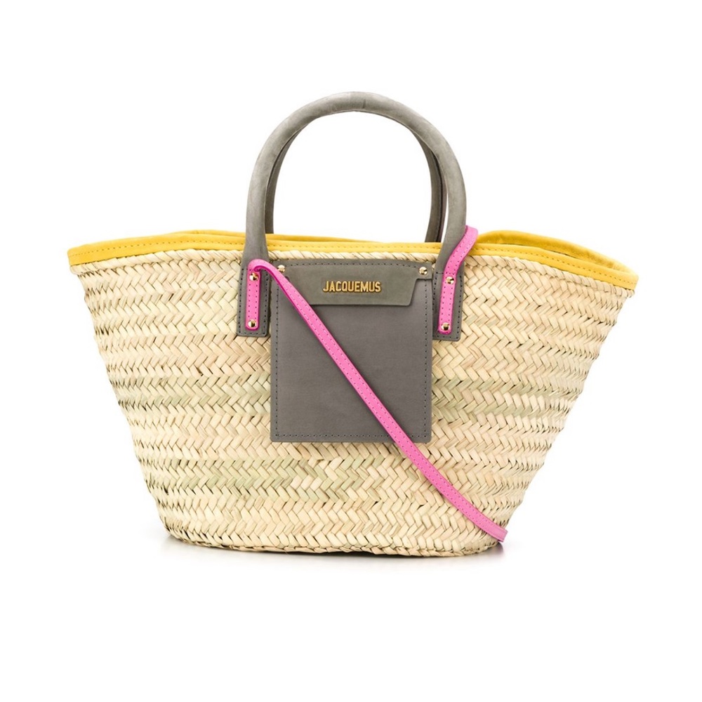 Jacquemus Le Panier Soleil Tote Bag.